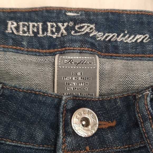 Reflex Straight leg Distressed Jeans - Picture 4 of 4